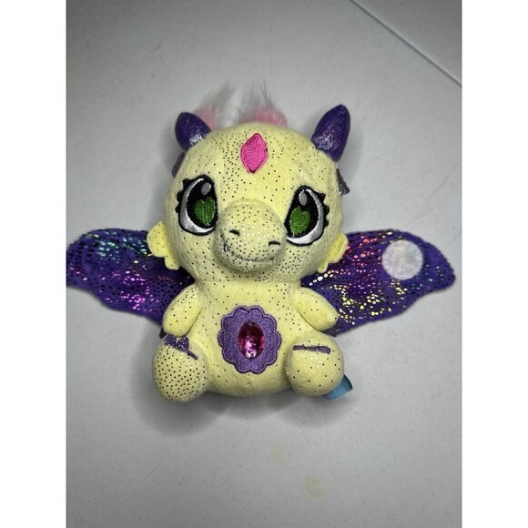 Baby Gemmy Dragons Plush Green And Purple Mystery 6 Inch 4134 - Picture 3 of 9